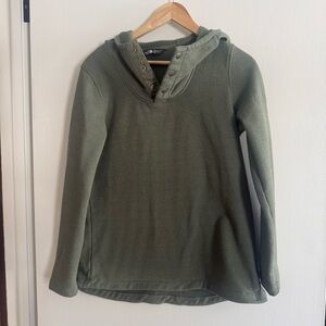 Womens The North Face Knit Stitch Fleece Hoodie